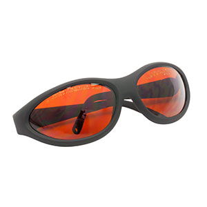 LG12B - Laser Safety Glasses, Amber Lenses, 11% Visible Light Transmission, Sport Style