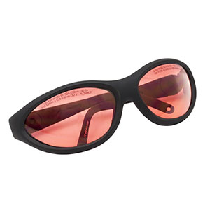 LG14B - Laser Safety Glasses, Topaz Lenses, 47% Visible Light Transmission, Sport Style
