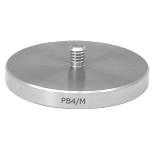 PB4/M - Ø1.85in Studded Pedestal Base Adapter, M6 x 1.0 Thread