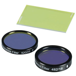 MDF-GFP2 - GFP/Alexa Fluor 488 Ø25 mm Excitation, Ø25 mm Emission, and 25.2 mm x 35.6 mm Dichroic Filters