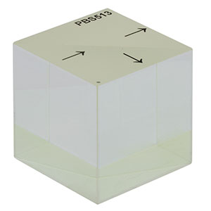PBS513 - 2in Polarizing Beamsplitter Cube, 900 - 1300 nm