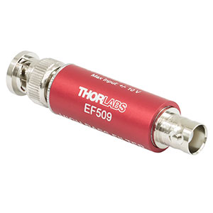 EF509 - High-Pass Electrical Filter, >1.8 MHz Passband, Coaxial BNC Feedthrough