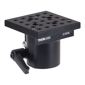 C1519 - Ø1.5in Adjustable Height Platform, 1/4in-20 Taps