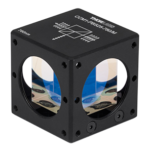 CCM1-PBS25-780/M - 30 mm Cage-Cube-Mounted Polarizing Beamsplitter Cube, 780 nm, M4 Tap