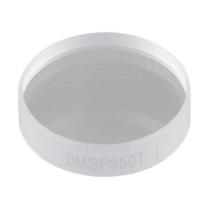 DMSP950T - Ø1/2in Shortpass Dichroic Mirror, 950 nm Cutoff