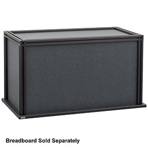 XE25C9 - 21in x 15in x 12in (L x W x H) Enclosure with Black Hardboard Panels