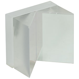HRS1015-G01 - 1in x 1in Hollow Roof Prism Mirror, Protected Aluminum
