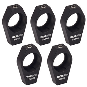 FMP05-P5 - Fixed Ø1/2in Mirror Mount, 8-32 Tap, 5 Pack