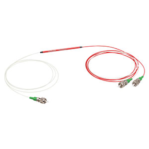 PN1550R2A1 - 1x2 PM Coupler, 1550 ± 15 nm, 90:10 Split, ≥20 dB PER, FC/APC Connectors