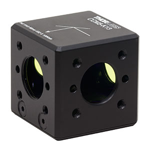 CCM5-K13 - 16 mm Cage-Cube-Mounted Nd:YAG Turning Prism Mirror, 532 and 1064 nm, 8-32 Tap