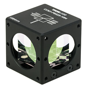 CCM1-PBS25-1064 - 30 mm Cage-Cube-Mounted Polarizing Beamsplitter Cube, 1064 nm, 8-32 Tap