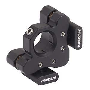 KM05CP/M - Kinematic Mirror Mount for Ø1/2in Optics with Post-Centered Front Plate, M4 Taps