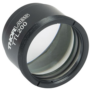 TTL200 - Tube Lens, f = 200 mm, ARC: 350 - 700 nm, External M38 x 0.5 Threads