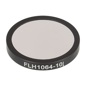 FLH1064-10 - Hard-Coated Bandpass Filter, Ø25 mm, CWL = 1064 nm, FWHM = 10 nm