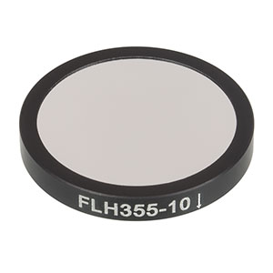 FLH355-10 - Bandpass Filter, Ø25 mm, CWL = 355 nm, FWHM = 10 nm