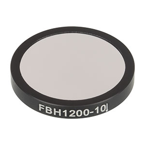 FBH1200-10 - Hard-Coated Bandpass Filter, Ø25 mm, CWL = 1200 nm, FWHM = 10 nm