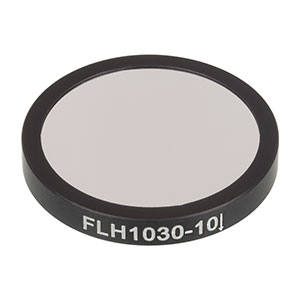 FLH1030-10 - Hard-Coated Bandpass Filter, Ø25 mm, CWL = 1030 nm, FWHM = 10 nm