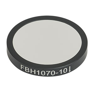 FBH1070-10 - Hard-Coated Bandpass Filter, Ø25 mm, CWL = 1070 nm, FWHM = 10 nm