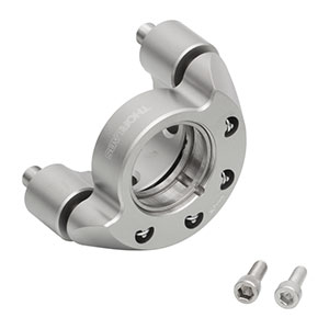 POLARIS-K1T3 - Polaris<sup>®</sup> SM1-Threaded Ø1in Mirror Mount, 3 Hex Adjusters, 2 Retaining Rings Included