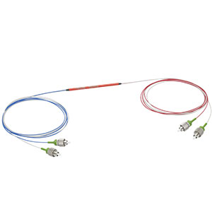 PN635R1A2 - 2x2 PM Coupler, 635 ± 15 nm, 99:1 Split, ≥16 dB PER, FC/APC Connectors