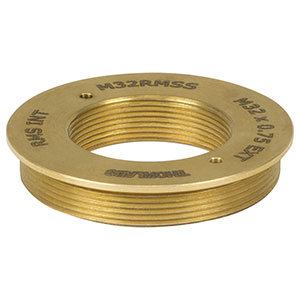 M32RMSS - Brass Microscope Adapter with External M32 x 0.75 Threads and Internal RMS Threads