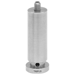 TRP1.5 - Ø0.47in Pedestal Pillar Post, 8-32 Setscrew, 1/4in-20 Tap, L = 1.5in