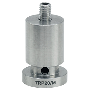 TRP20/M - Ø12 mm Pedestal Pillar Post, M4 Setscrew, M6 Tap, L = 20.0 mm