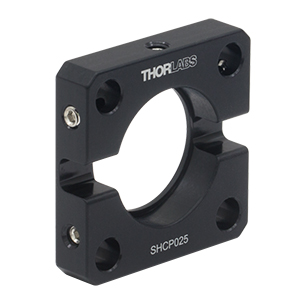 SHCP025 - 30 mm Cage and Post Mounting Adapter for SHB025(T) Optical Beam Shutter, 8-32 Tap