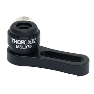 MSL075 - Swivel-Base Mini-Series Post Holder, 3/4in (19 mm) Tall, 1/4in (M6) Slot