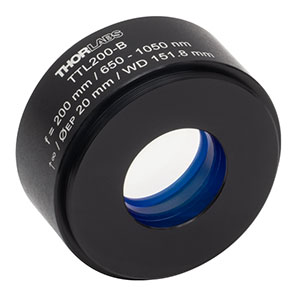 TTL200-B - Tube Lens, f = 200 mm, ARC: 650 - 1050 nm, External SM2 Threads