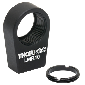 LMR10 - Lens Mount with Retaining Ring for Ø10 mm Optics, 8-32 Tap