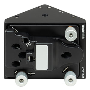 KCB1P/M - Right-Angle Kinematic OAP Mirror Mount, 30 mm Cage System and SM1 Compatible, M6 Mounting Holes