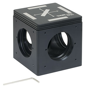 DFM2 - Kinematic Fluorescence Filter Cube, 60 mm Cage Compatible, Right-Turning, 1/4in-20 Tapped Holes