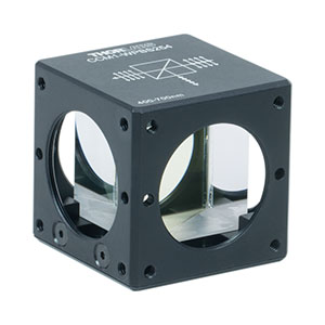 CCM1-WPBS254 - 30 mm Cage Cube-Mounted Wire Grid Beamsplitter Cube, 400 - 700 nm, <nobr>8-32 Tap</nobr>