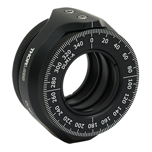 DLM1 - Dual Rotation Mount for Ø1in Optics, Two Interchangeable Rotating Carriages, 8-32 Tap