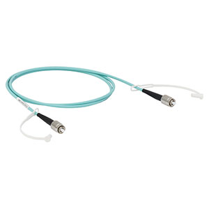 M116L01 - OM4, 0.200 NA, FC/PC - FC/PC Graded-Index Patch Cable, 1 m Long