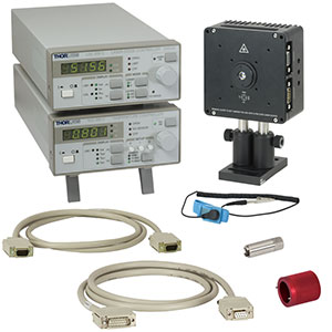 LTC56B - Laser Diode Starter Set with Current and Temperature Controllers, Mount, Accessories, Optic for 600-1050 nm, Imperial