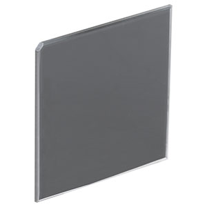 NDUV201B - Unmounted 50 mm x 50 mm UVFS Reflective ND Filter, OD: 0.1