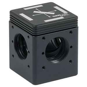 DFM1L - Kinematic Fluorescence Filter Cube for Ø25 mm Fluorescence Filters, 30 mm Cage Compatible, Left-Turning, 1/4in-20 Tapped Holes