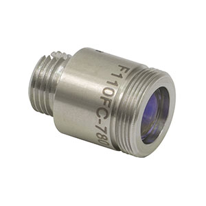 F110FC-780 - 780 nm, f = 6.24 mm, NA = 0.37 FC/PC Fiber Collimation Pkg.