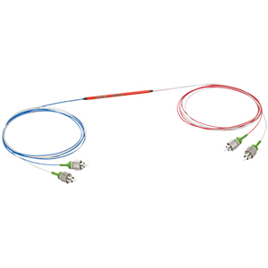 PN480R1A2 - 2x2 PM Coupler, 480 ± 15 nm, 99:1 Split, ≥16 dB PER, FC/APC Connectors