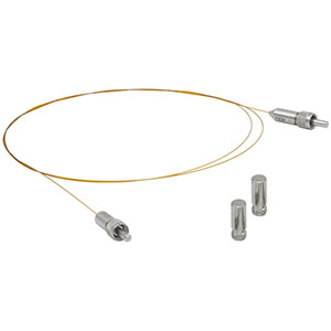 MV21L1 - Ø200 µm, 0.22 NA, UHV, High-Temp. SMA Patch Cable, High OH, 1 m Long