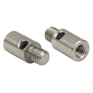 AS6E8E - Adapter with Internal 6-32 Threads and External 8-32 Threaded Stud