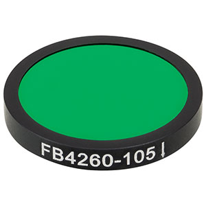 FB4260-105 - Ø25 mm IR Bandpass Filter, CWL = 4.26 µm, FWHM = 105 nm