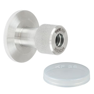 KF25C038 - KF25 Flange to Compression Fitting Adapter for Pipes with OD = 3/8in or 10.0 mm