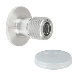 KF25C050 - KF25 Flange to Compression Fitting Adapter for Pipes with OD = 1/2in or 13.0 mm