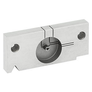 CC125LP - Locking V-Groove Mount for Ø1.25 mm LC/PC Connectors