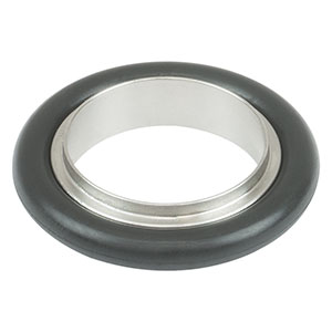 KF25CR-F - Centering O-Ring Carrier for KF25 Flanges with Fluorocarbon O-Ring