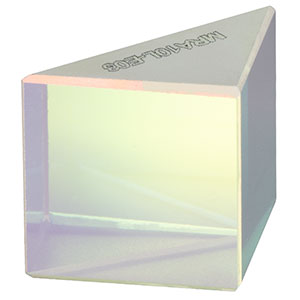 MRA10L-E03 - Leg-Coated Right-Angle Prism Dielectric Mirror, 750 - 1100 nm, L = 10.0 mm