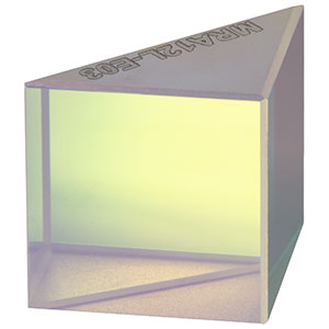 MRA12L-E03 - Leg-Coated Right-Angle Prism Dielectric Mirror, 750 - 1100 nm, L = 12.5 mm
